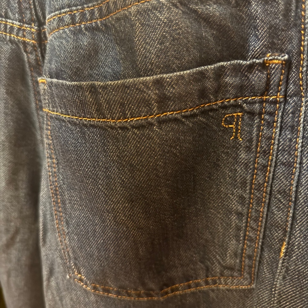 Pilcro Drawstring Pull-On Wide-Leg Jeans - Picture 9 of 14